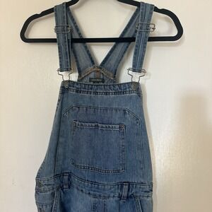 Wild Fable Womens Distressed Denim Overalls Straight Leg Y2K 90s M Cotton